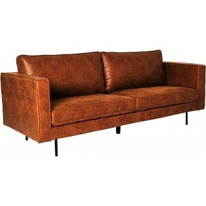 Balbus 3-sits soffa - Cognac