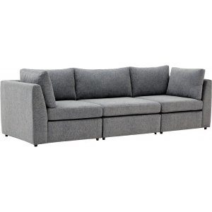 Mottona 3-sits soffa Grå