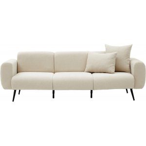 Flanko 3-sits soffa Cream