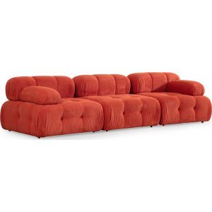 Doblo 3-sits soffa i orange manchester