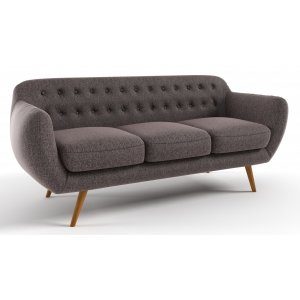 Gretna 3-sits soffa - Lux 14 - Röd