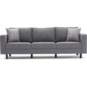 Kale 3-sits soffa - Grå linne