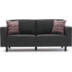 Kale 2-sits soffa - Antracit linne