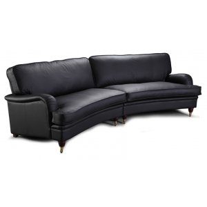 Howard Luxor XL svängd 5-sits soffa - Aura 14 - Blå