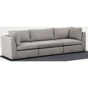 Mottona 3-sits soffa - Ljusgrå