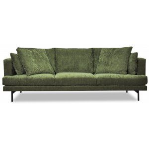 Smilla 3-sits soffa - Mörkgrön Chenille