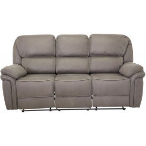 Riverdale reclinersoffa - 3-sits soffa - Grå