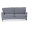 Watford Deluxe Howard 2-sits soffa - Grå + Möbelvårdskit för textilier