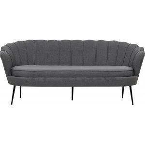 Ballini 3-sits soffa - Grå + Fläckborttagare för möbler