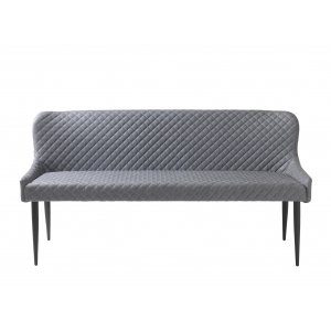 Aman 2.5-sits soffa i grå PU