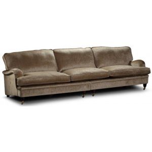 Howard Luxor rak soffa XL 300 cm - Mörkblå