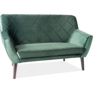 Kier 2-sits soffa - Grön sammet